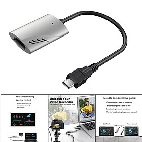 4K 60Hz Capture Card HDMI to Type C 1080P for Game Recording HD Acquisition