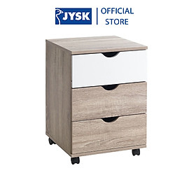 Mua Tủ hồ sơ | JYSK Abbetved | gỗ công nghiệp | sồi/trắng | D40xR40xC56cm
