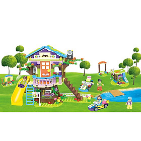 Đồ chơi ghép hình Nhà trên cây kith Tree House No.A062 587pcs