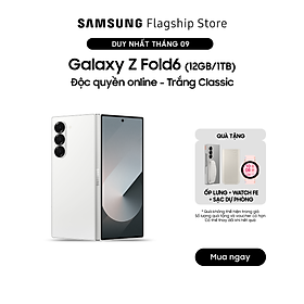 Điện thoại Samsung Galaxy Z Fold6 12GB/1TB - Độc quyền online - Hàng chính hãng