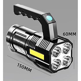 Mua Đèn Pin Siêu Sáng Cầm Tay Chắc Chắn 4 Chế Độ Sáng Tiện Dụng