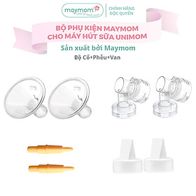 Bộ Phụ Kiện Máy Hút Sữa Unimom Thương Hiệu Maymom, Phễu Hút Sữa Size Từ 10-32mm