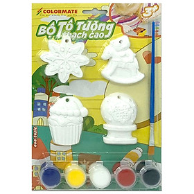 Bộ Đồ Chơi Tô Tượng Thạch Cao Colormate 11895 - Mẫu 2