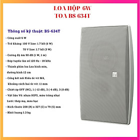 Mua Loa hộp 6W TOA BS-634T - Hàng Chính Hãng