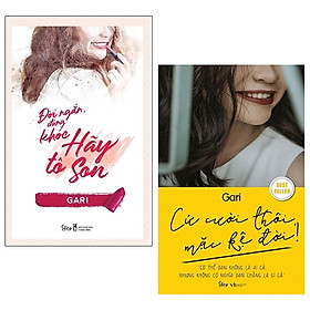Combo Cứ Cười Thôi Mặc Kệ Đời! + Đời Ngắn Đừng Khóc Hãy Tô Son - Tặng Kèm Son Môi (Bộ 2 Cuốn)