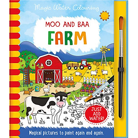 Sách thiếu nhi Tiếng Anh: Moo and Baa - Farm