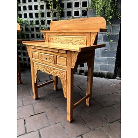 Mua Bàn Thờ bàn cúng gia tiên 2 Tầng gỗ Gõ Đỏ - 127