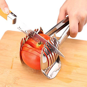Máy cắt cà chua, máy cắt chanh, thép không gỉ, người trợ giúp nhà bếp cho da mềm, trái cây và rau, thức ăn và đồ uống tự làm