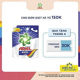 Nước Giặt Ariel Giữ Màu Túi 3.2kg - Công nghệ 3D Làm sạch sâu - Giữ màu không phai