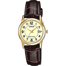 Đồng hồ nữ dây da Casio LTP-V002GL-9BUDF