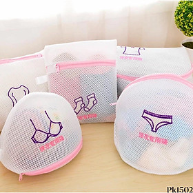 Mua TÚI LƯỚI GIẶT ĐỰNG QUẦN ÁO   ĐỒ LÓT TRONG MÁY GIẶT SÉT 5 CÁI