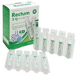 Men vi sinh Probiotic Rectum Kingphar, hộp 20 ống x 5ml, bổ sung 3 tỷ lợi khuẩn