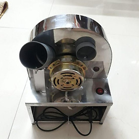 Máy thái hành tỏi mô tơ chạy điện bằng THÉP như ảnh kèm bộ dao