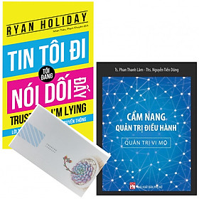 Combo Tin Tôi Đi, Tôi Đang Nói Dối Đấy, Cẩm Nang Quản Trị Điều Hành - Quản Trị Vi Mô (tặng kèm sổ tay dài)