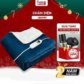 Mua Chăn điện sưởi ấm Lebenlang LBL0478  đệm sưởi điện 160W  chất liệu lông thỏ 1m8x2m  2 bảo hành - hàng chính hãng