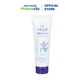 Sữa Rửa Mặt HATOMUGI Ý Dĩ Hỗ Trợ Dưỡng Ẩm, Sáng Da (Chai 170g)