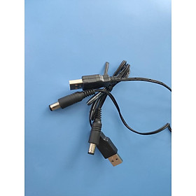 Mua Dây cáp DC 5V 9V 12V kích thước 2.1x5.5mm chuyên dụng. bộ định tuyến  đèn USB  quạt USB  bộ tản nhiệt  loa mini 5V .