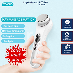 Máy Massage Mặt Nóng Lạnh ION XPREEN, Máy Đẩy Tinh Chất Chăm Sóc Da Mặt, Nâng Cơ, Đẩy Sâu Dưỡng Chất Phiên Bản Cao Cấp