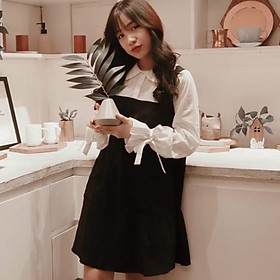 Đầm -Váy tiểu thư công chúa thắt nơ tay