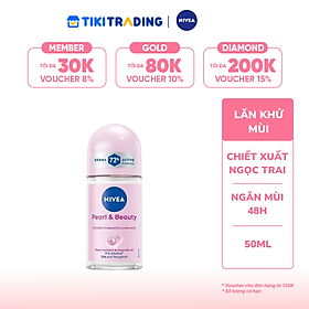 Lăn Ngăn Mùi NIVEA Pearl & Beauty Ngọc Trai Quyến Rũ (50ml) - 83735