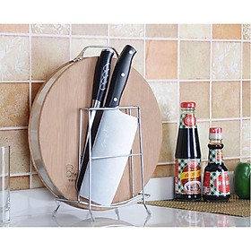 Mua GIÁ KÊ ĐỂ DAO THỚT INOX 2 IN 1 MỚI 2021
