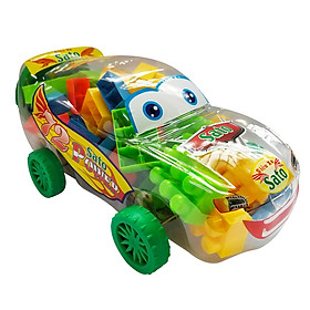Bộ Xếp Hình Mầm Non Siêu Xe 48 Chi Tiết Sato Cho Bé Sáng Tạo BENRIKIDS-SXST