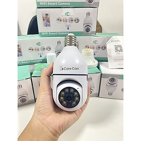 Mua Camera wifi bóng đèn 360 độ phân giải 3.0mp xem đêm có màu  đàm thoại 2 chiều  có cảnh báo phát hiện chuyển động thông minh   hỗ trợ thẻ nhớ lên tới 128GB- HÀNG NHẬP KHẨU