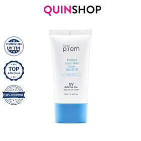 Kem Chống Nắng Make P:rem Protect UV Defense Me Blue Ray Sun Cream 70ml