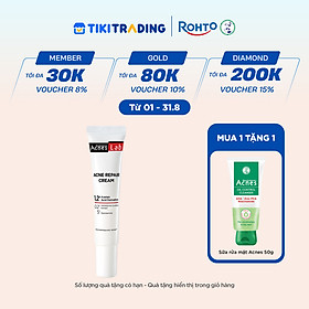 Kem dưỡng da giảm mụn chuyên sâu Acnes Lab Acne Repair Cream 20g