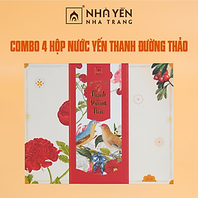 COMBO 4 hộp Tổ yến chưng đường cỏ ngọt Thanh Đường Thảo