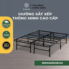Giường sắt xếp thông minh Zinus Smart Base