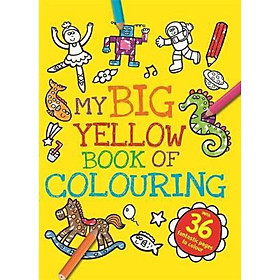 Sách tô màu cho bé - My Big Yellow Book of Colouring - Taejin Cho