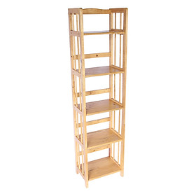 Kệ Sách Đứng 5 Tầng Phương Lâm (28 x 40 x 160 cm) - Màu Tự Nhiên