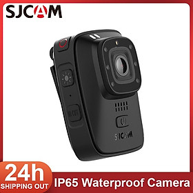 SJCAM A10 Camera đeo trên người Di động ổn định thực thi pháp luật Đèn hồng ngoại Tầm nhìn ban đêm Camera hành động chống nước IP65 Màu sắc: Đen