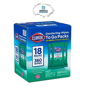 Khăn Khử Trùng Clorox Disinfecting Wipes Fresh (20 Tờ)