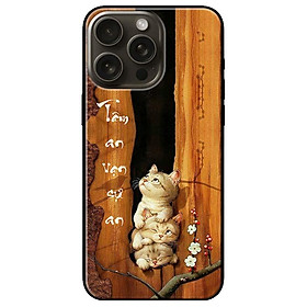 Ốp lưng dành cho Iphone 15 - Iphone 15 Plus - Iphone 15 Pro - Iphone 15 Pro Max - Tâm An Chú Mèo - Hàng Chính Hãng
