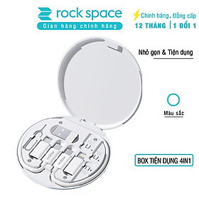 Mua Combo tiện ích đa chức năng Rockspace sạc cho mọi dòng điện thoại laptop sạc nhanh nhỏ gọn -Hàng chính hãng BH 12 tháng