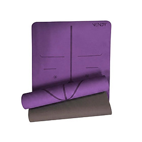 THẢM YOGA TPE 6MM 2 LỚP ĐỊNH TUYẾN - VENDY (TẶNG TÚI ĐỰNG THẢM)