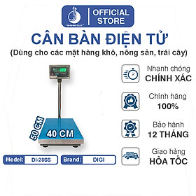 Mua Cân Bàn Điện Tử DI28SS - Mặt Bàn Cân 400X500MM