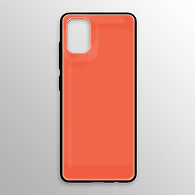 Ốp lưng kính cường lực cho Samsung Galaxy A51 in hình màu sắc