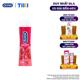 Gel bôi trơn Durex Play Strawberry 100ml