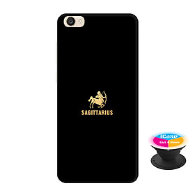 Ốp lưng nhựa dẻo dành cho Vivo Y55 in hình Sagitaurius - Tặng Popsocket in logo iCase - Hàng Chính Hãng
