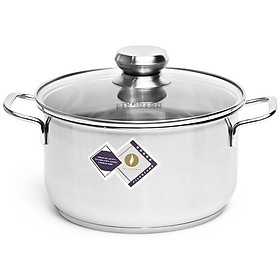 Nồi inox nắp kiếng Fivestar N24-3DG 24cm