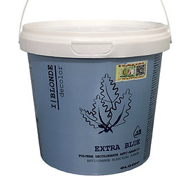 Bột tẩy màu tóc Elgon De-Color Extra Blue Bleach Tẩy Xanh New Italy 500g