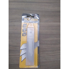 Mua LƯỠI DAO THÉP SK5 ( SIZE TO) ĐƠN VỊ 10 LƯỠI TOLSEN 30017 - HÀNG CHÍNH HÃNG