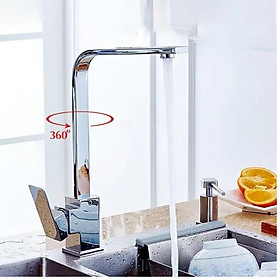 Mua Vòi chậu rửa chén nóng lạnh loại vuông với 3 màu lựa chọn  giá tốt  mã S02