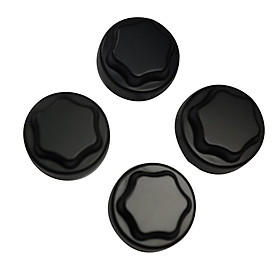 4 Pieces Wheel Center cap Replace black 1523805-744 for rzr pro 4 Durable