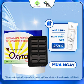 Thực phẩm chức năng OXYRAZE Hỗ trợ chống lão hóa, đẹp da