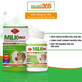 Milk max breastfeeding support viên uống lợi sữa (30 viên)