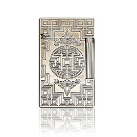 Mua Hộp Quẹt Bật Lửa Ga Đá D23T Họa Tiết Hoa Văn Cổ Điển Sang Trọng